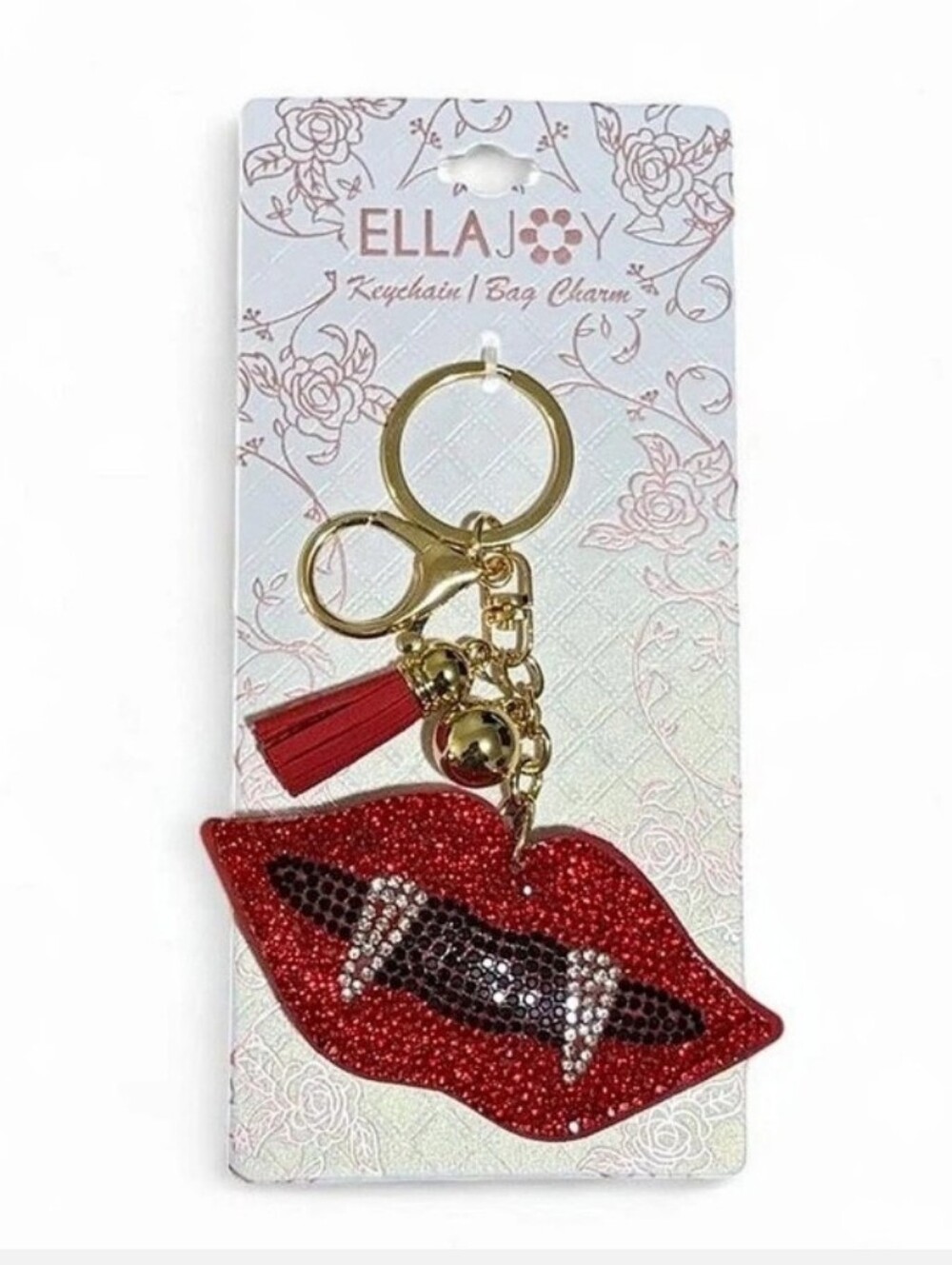 ELLAJOY- Lip 🧛🏽Keychain Bag Charm ♥️